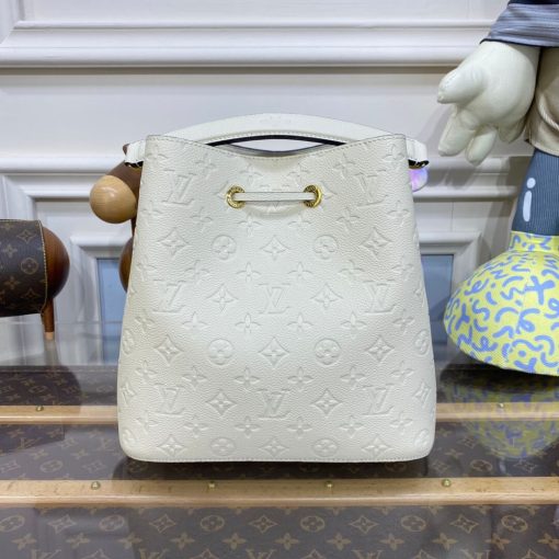 Louis Vuitton Monogram Empreinte NeoNoe MM M46526 Cream - Image 5
