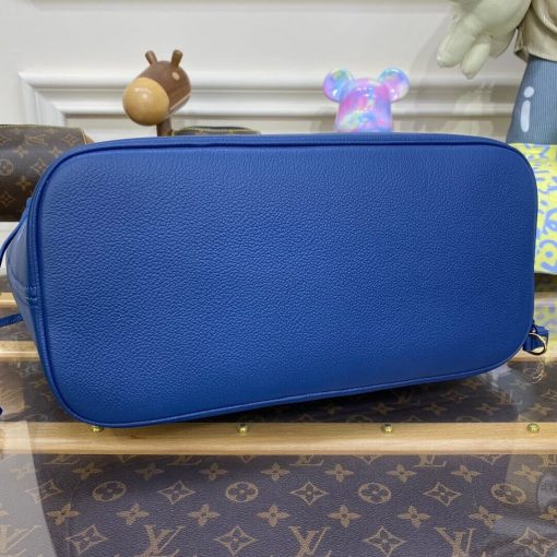 Louis Vuitton Monogram Empreinte Neverfull MM M46514 Blue - Image 9
