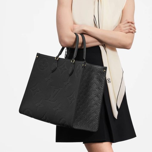 Louis Vuitton Monogram Empreinte Onthego GM M44925 M45081 Black - Image 3