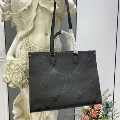 Louis Vuitton Monogram Empreinte Onthego GM M44925 M45081 Black - Image 5