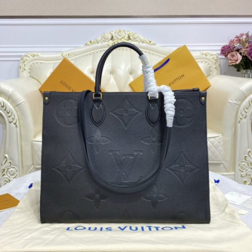 Louis Vuitton Monogram Empreinte Onthego GM M44925 M45081 Black - Image 6