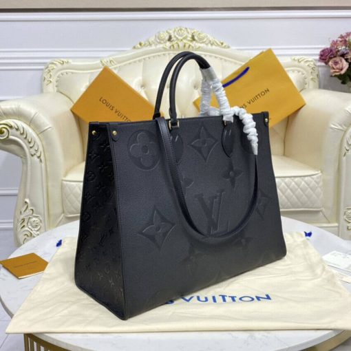 Louis Vuitton Monogram Empreinte Onthego GM M44925 M45081 Black - Image 7
