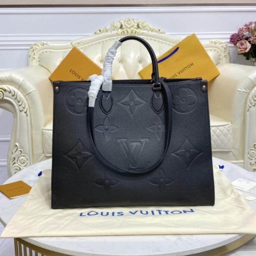 Louis Vuitton Monogram Empreinte Onthego GM M44925 M45081 Black - Image 8