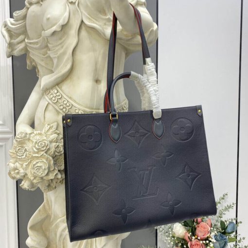 Louis Vuitton Monogram Empreinte Onthego GM M44925 M45081 Blue