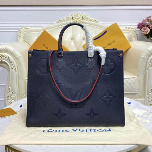 Louis Vuitton Monogram Empreinte Onthego GM M44925 M45081 Blue - Image 2