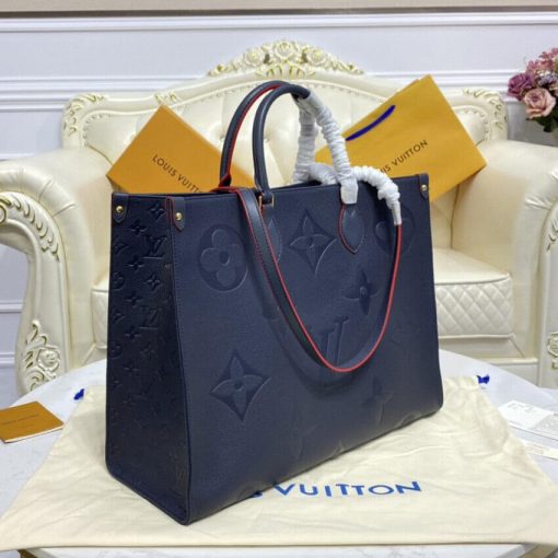 Louis Vuitton Monogram Empreinte Onthego GM M44925 M45081 Blue - Image 3