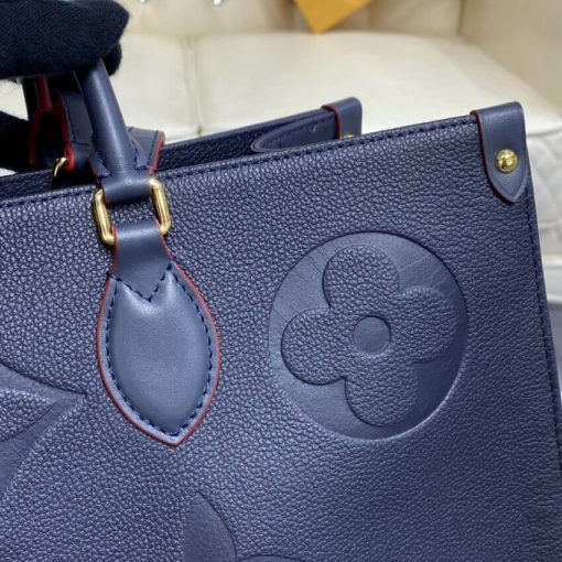 Louis Vuitton Monogram Empreinte Onthego GM M44925 M45081 Blue - Image 8