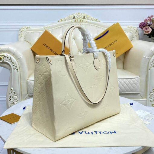 Louis Vuitton Monogram Empreinte Onthego GM M44925 M45081 Beige - Image 8