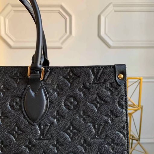Louis Vuitton Monogram Empreinte Onthego GM M44933 Black - Image 2