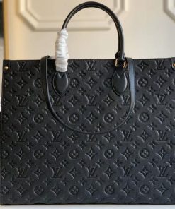 Louis Vuitton Monogram Empreinte Onthego GM M44933 Black