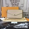 Louis Vuitton Monogram Empreinte Pochette Felicie M64064 Beige