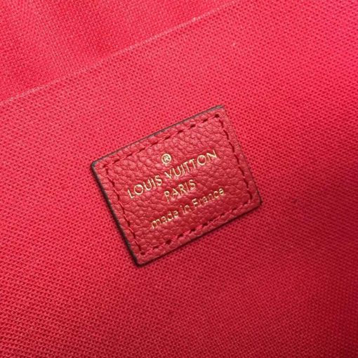 Louis Vuitton Monogram Empreinte Pochette Felicie M64064 Red - Image 7