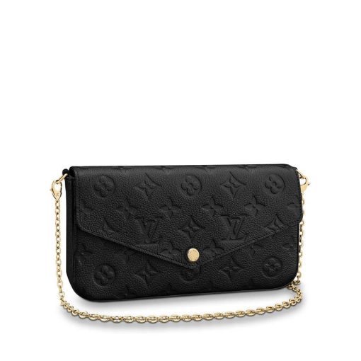 Louis Vuitton Monogram Empreinte Pochette Felicie M64064 Red - Image 9