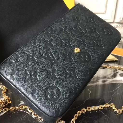 Louis Vuitton Monogram Empreinte Pochette Felicie M64064 Red - Image 15