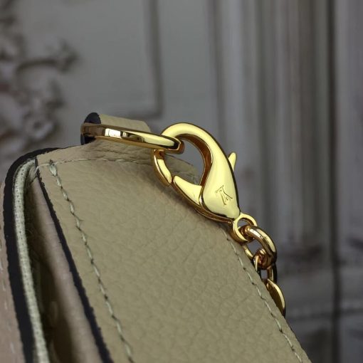 Louis Vuitton Monogram Empreinte Pochette Felicie M64064 Beige - Image 7