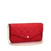 Louis Vuitton Monogram Empreinte Pochette Felicie M64064 Red