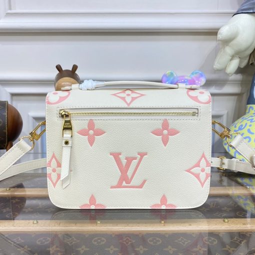 Louis Vuitton Monogram Empreinte Pochette Metis Creme/Rose Trianon - Image 2