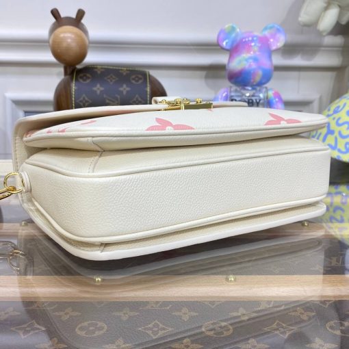 Louis Vuitton Monogram Empreinte Pochette Metis Creme/Rose Trianon - Image 4
