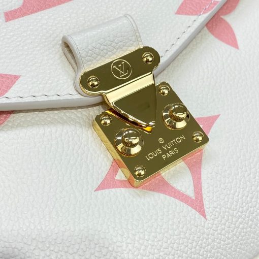 Louis Vuitton Monogram Empreinte Pochette Metis Creme/Rose Trianon - Image 5