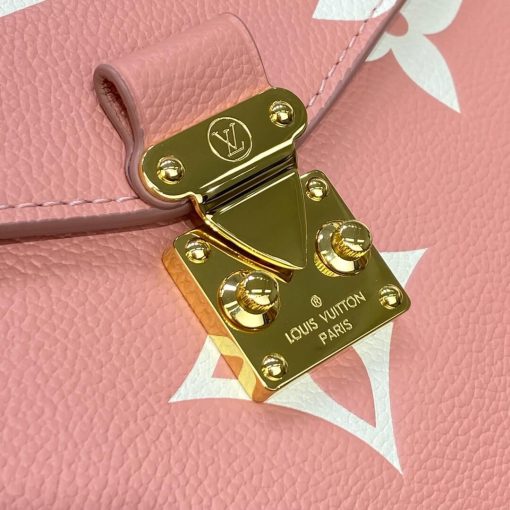 Louis Vuitton Monogram Empreinte Pochette Metis M46302 Pink/Cream - Image 10