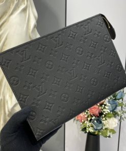 Louis Vuitton Monogram Empreinte Pochette Toilette 26 M45665 M45666 Black