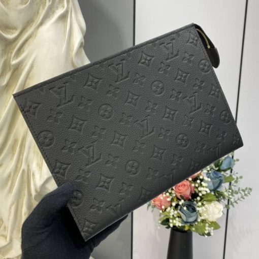 Louis Vuitton Monogram Empreinte Pochette Toilette 26 M45665 M45666 Red - Image 11