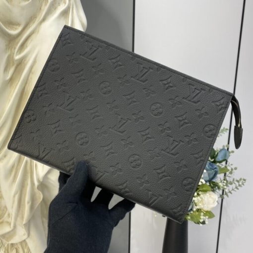Louis Vuitton Monogram Empreinte Pochette Toilette 26 M45665 M45666 Red - Image 12