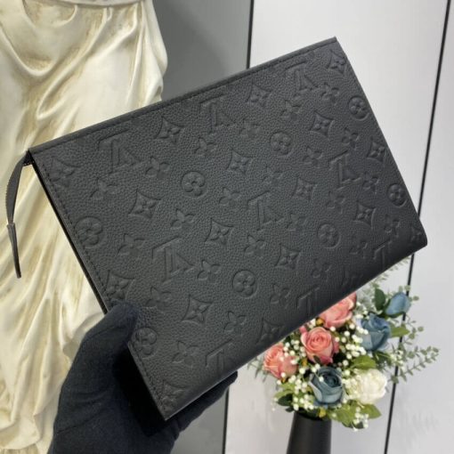 Louis Vuitton Monogram Empreinte Pochette Toilette 26 M45665 M45666 Red - Image 13