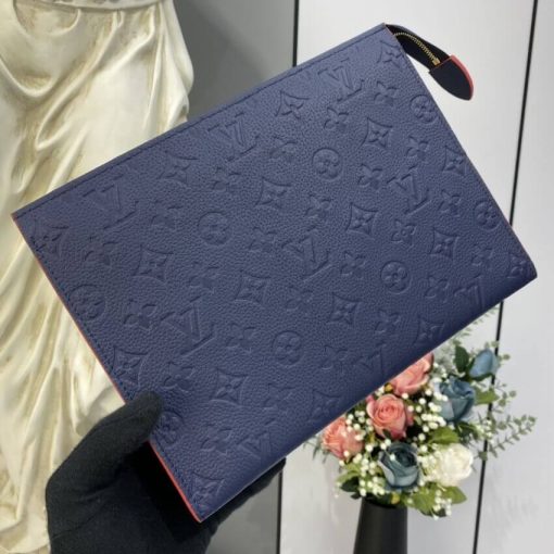 Louis Vuitton Monogram Empreinte Pochette Toilette 26 M45665 M45666 Red - Image 23