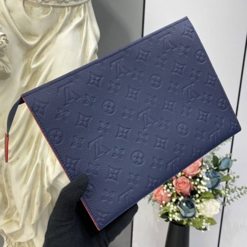 Louis Vuitton Monogram Empreinte Pochette Toilette 26 M45665 M45666 Red - Image 24