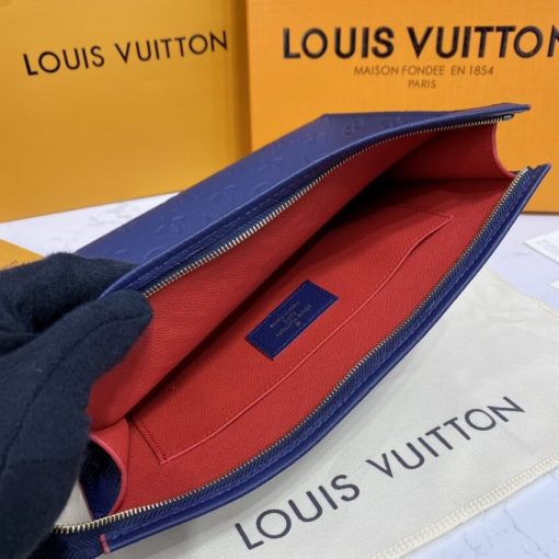 Louis Vuitton Monogram Empreinte Pochette Toilette 26 M45665 M45666 Red - Image 30