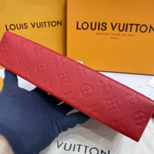 Louis Vuitton Monogram Empreinte Pochette Toilette 26 M45665 M45666 Red - Image 5