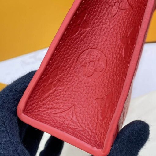 Louis Vuitton Monogram Empreinte Pochette Toilette 26 M45665 M45666 Red - Image 6