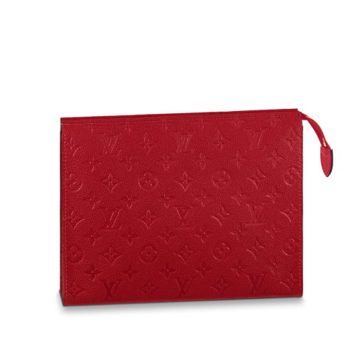 Louis Vuitton Monogram Empreinte Pochette Toilette 26 M45665 M45666 Red