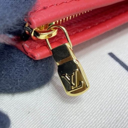 Louis Vuitton Monogram Empreinte Pochette Toilette 26 M45665 M45666 Red - Image 8