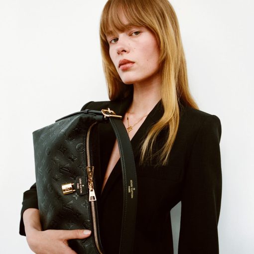 Louis Vuitton Monogram Empreinte Sac Sport Bag Black - Image 3