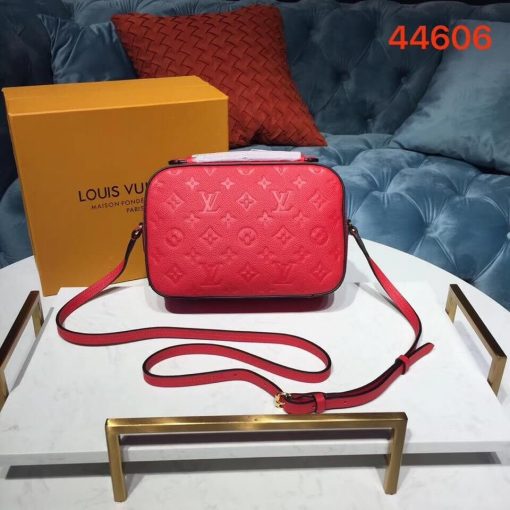 Louis Vuitton Monogram Empreinte Saintonge M44593 Red - Image 4