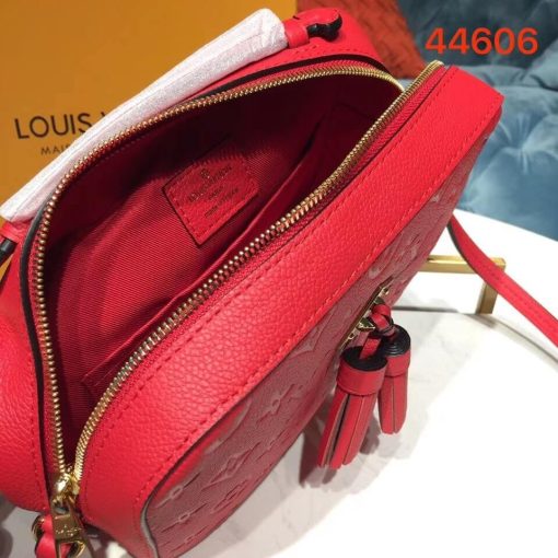 Louis Vuitton Monogram Empreinte Saintonge M44593 Red - Image 9