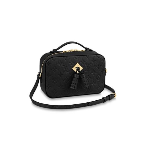Louis Vuitton Monogram Empreinte Saintonge M44593 Black