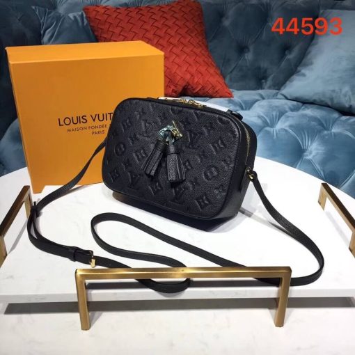 Louis Vuitton Monogram Empreinte Saintonge M44593 Black - Image 3