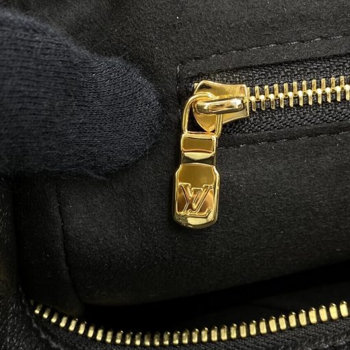 Louis Vuitton Monogram Empreinte Speedy Bandouliere 25 Black - Image 14