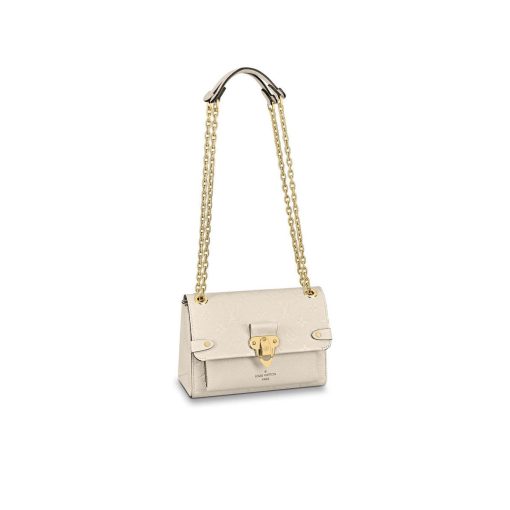 Louis Vuitton Monogram Empreinte Vavin BB M44550 White