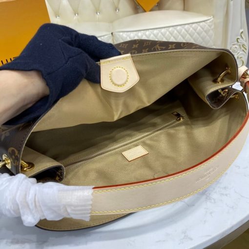 Louis Vuitton Monogram Graceful MM M43703 M43704 Beige - Image 12