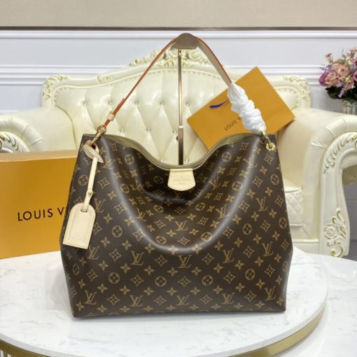 Louis Vuitton Monogram Graceful MM M43703 M43704 Beige - Image 3