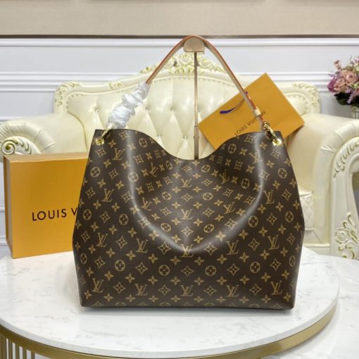 Louis Vuitton Monogram Graceful MM M43703 M43704 Beige - Image 5
