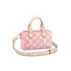 Louis Vuitton Monogram Jacquard Denim Nano Speedy M81168 M81213 Pink