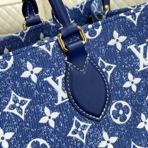 Louis Vuitton Monogram Jacquard Denim OnTheGo MM M59608 - Image 10