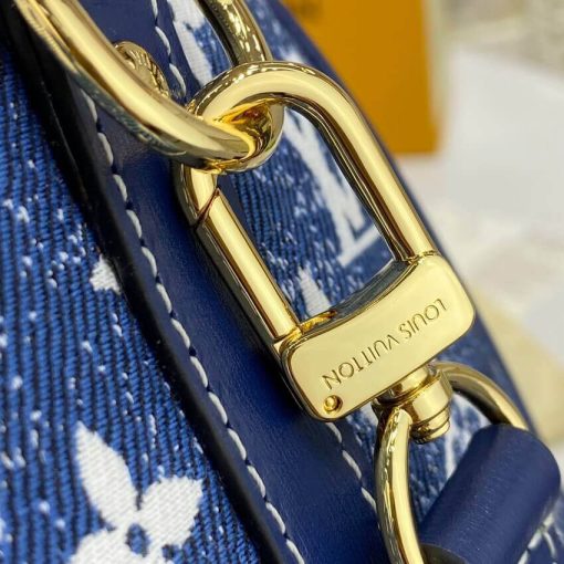 Louis Vuitton Monogram Jacquard Denim Speedy Bandouliere 25 M59609 - Image 17