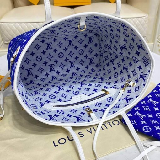 Louis Vuitton Monogram Jacquard Velvet Neverfull MM M46220 - Image 11