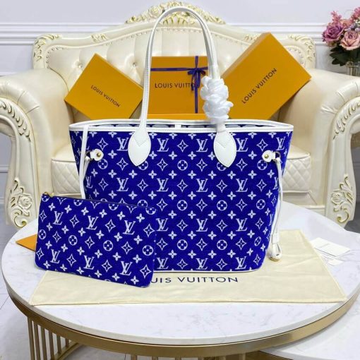 Louis Vuitton Monogram Jacquard Velvet Neverfull MM M46220 - Image 3